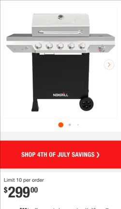 ✨️ Nexgrill 5-Burner Propane Gas Grill in Stainless Steel with Side Burner #1002