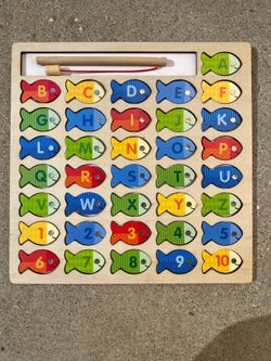 Alphabet & Number Fishing Game