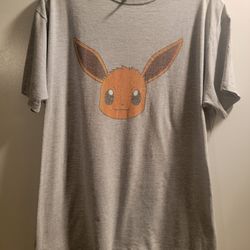 Pokémon Eevee face graphic T-shirt Size XL 