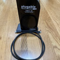 Listing for the Plugable USB-C 4K Triple Display Docking Station