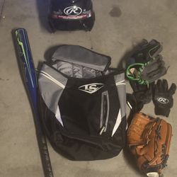Baseball kit, barely used, everything you need! (kids, young teens)