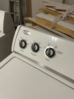 whirlpool wash and dryer - white