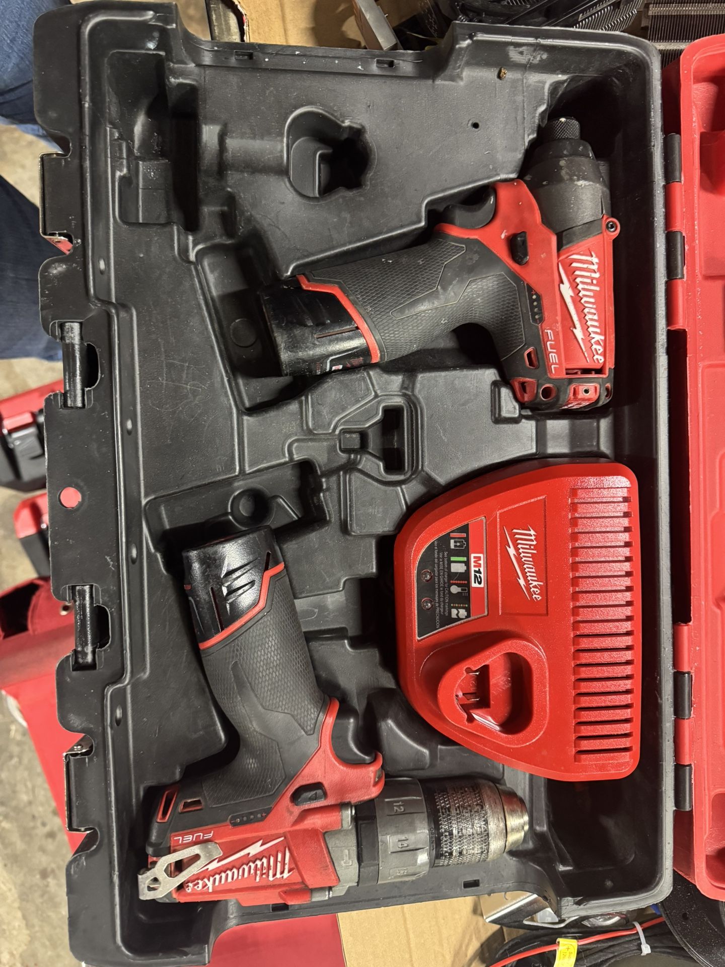 Milwaukee 12v Fuel Drill and Impact Driver