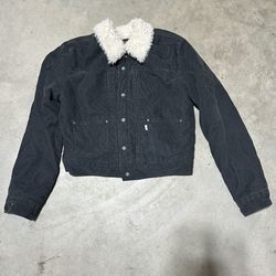 levi’s cropped corduroy jacket