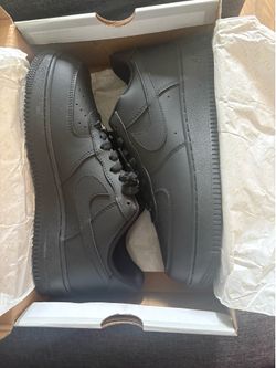 Nike Air Force one low top black 1