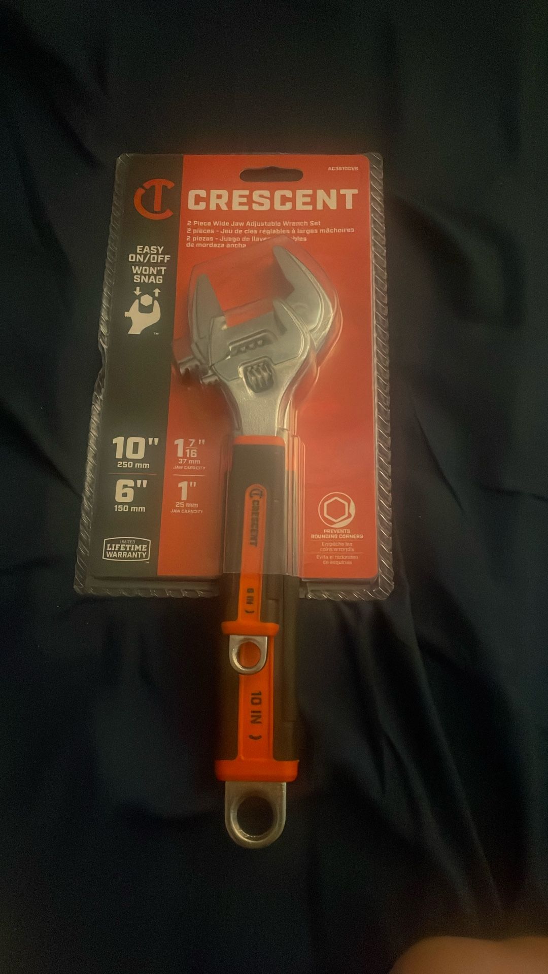 Crescent Wrench 2 Piece 20 Obo