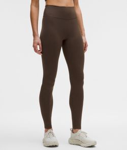 Lululemon Thermal High-Rise Running Tight 28" (Size 4/‘Walnut Crunch’) NWT