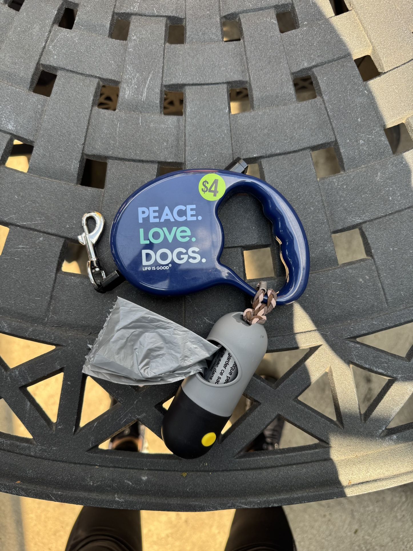 Peace Love & dog Leash