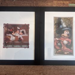 Disney Framed Pictures From WDW Parks