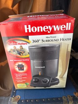 Honeywell 360 Degree Surround Heat 1500W Fan Forced Heater Black