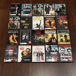 Collectors Edition.  20 Crime & Thriller & Drama  DVDs From The 1990s – 2000s