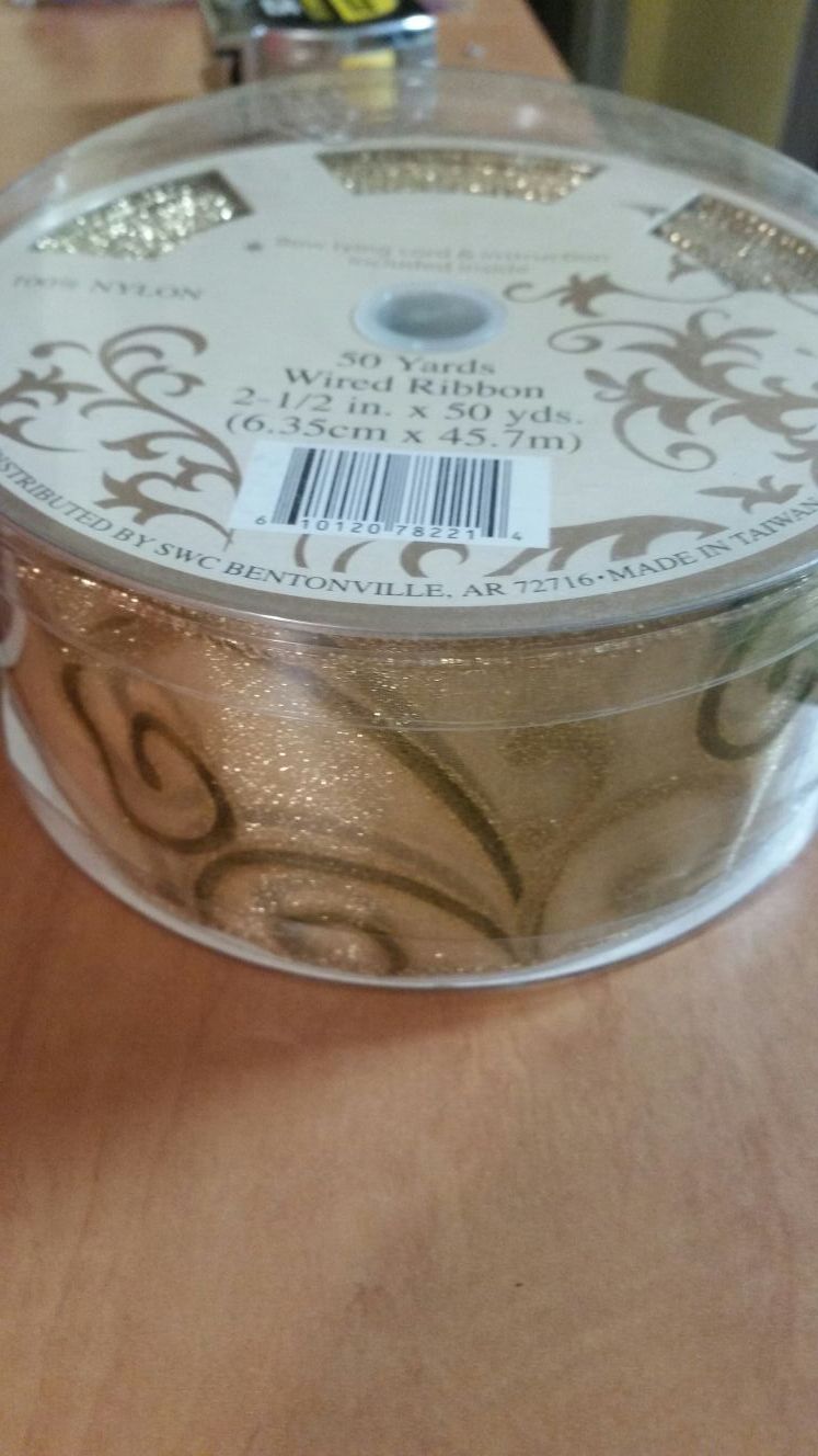 50 yards wired Ribbon