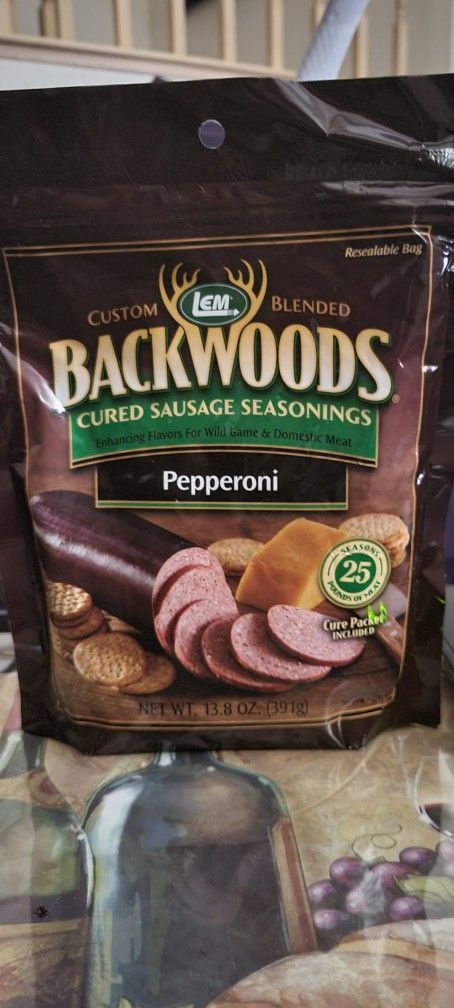 Backwoods Cured Sausage Seasonings (Pepperoni)-UNOPENED