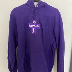 Purple Supreme Crossbox Hoodie