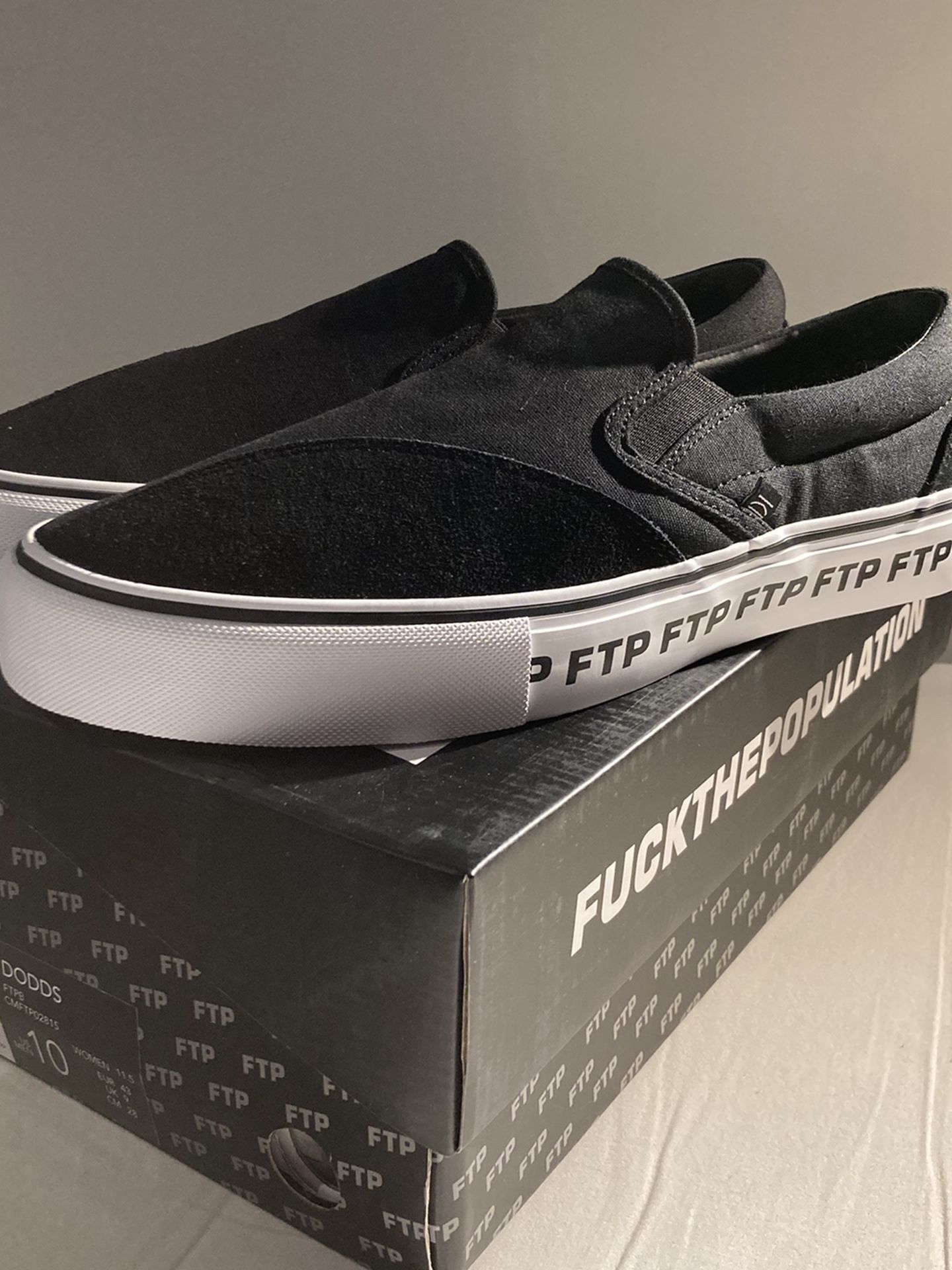 Ftp X Clearweather Dodd’s Slip On Shoes Size 10 Brand New
