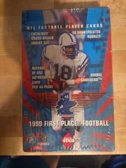 1999 Collector's Edge First Place Football Hobby Box Football Cards