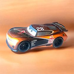 Disney Pixar World of Cars - #28 Tim Treadless Nitroade 1:55 Diecast
