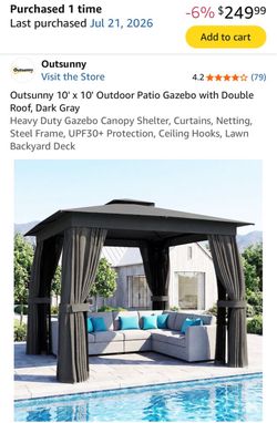10x10 outdoor gazebo
