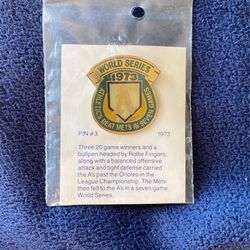 1973 World Series Pin