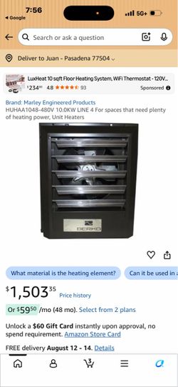 Heater used