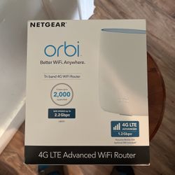 ORBI.  NETGEAR NEW In Open Box With Sim Card. SEE ALL PHOTOS and READ BELOW 