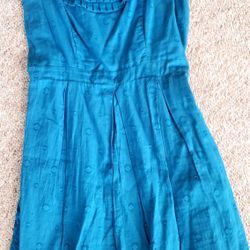 Jrs Xl Cute Dress Teal