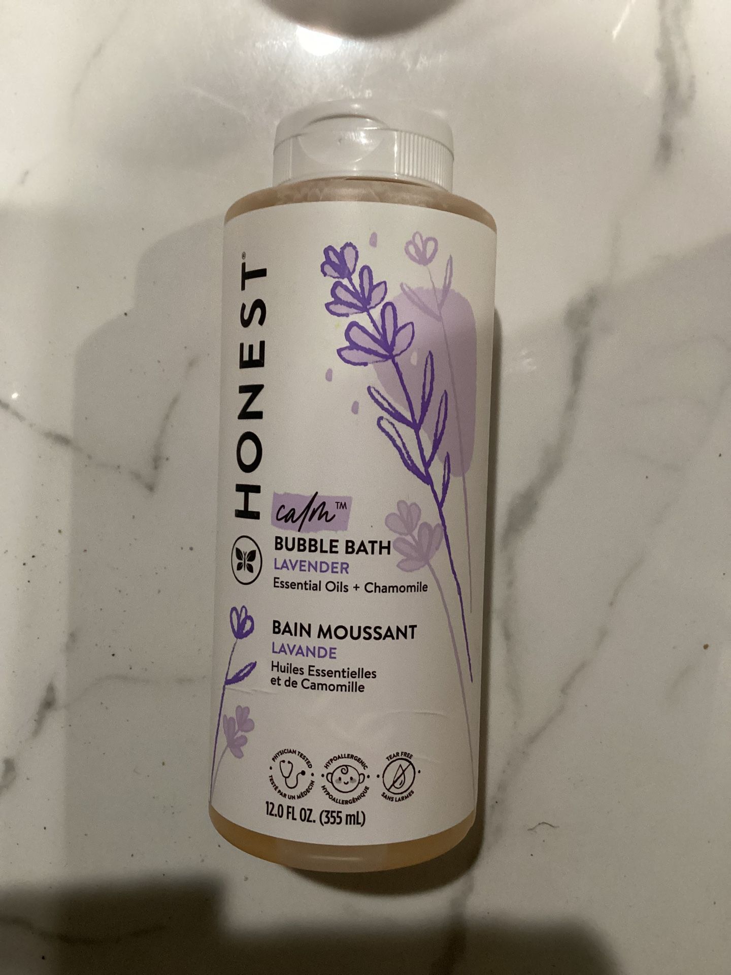 The Honest Company Truly Calming Lavender Bubble Bath Tear Free Kids Bubble