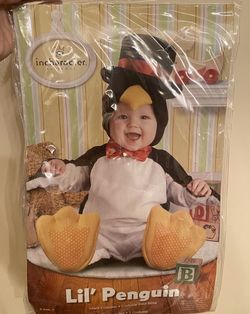 Baby Halloween Penguin Costume Size 6-12 Months