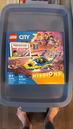 Lego City 60355 Missions Water Police Detectives. New