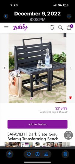 Dining set/bench