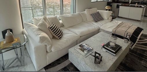 RH Cloud Dupe Sectional Couch.