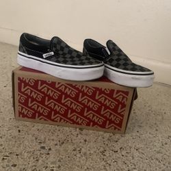 Kids Classic Checkerboard Vans