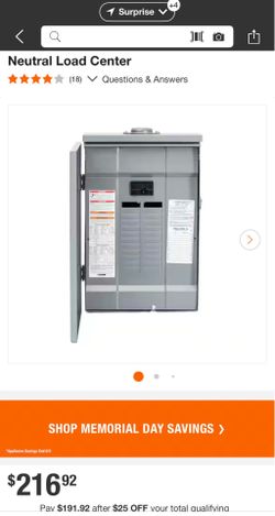 Square D QO 100 Amp 24-Space 24-Circuit Outdoor Main Breaker Plug-On Neutral Load Center