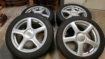 Ultra Wheel with Blizzak Snow tires 18 inch wheels 5x130