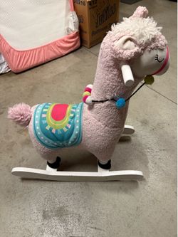 Llama rocking chair