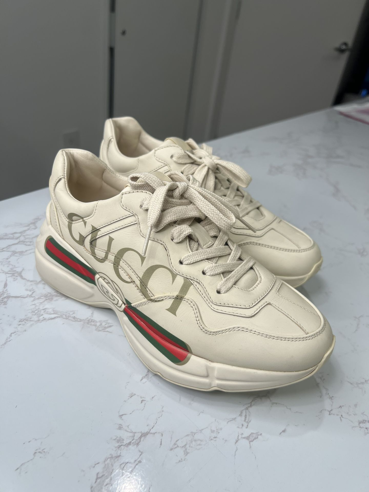 Gucci Rhyton Leather Shoe