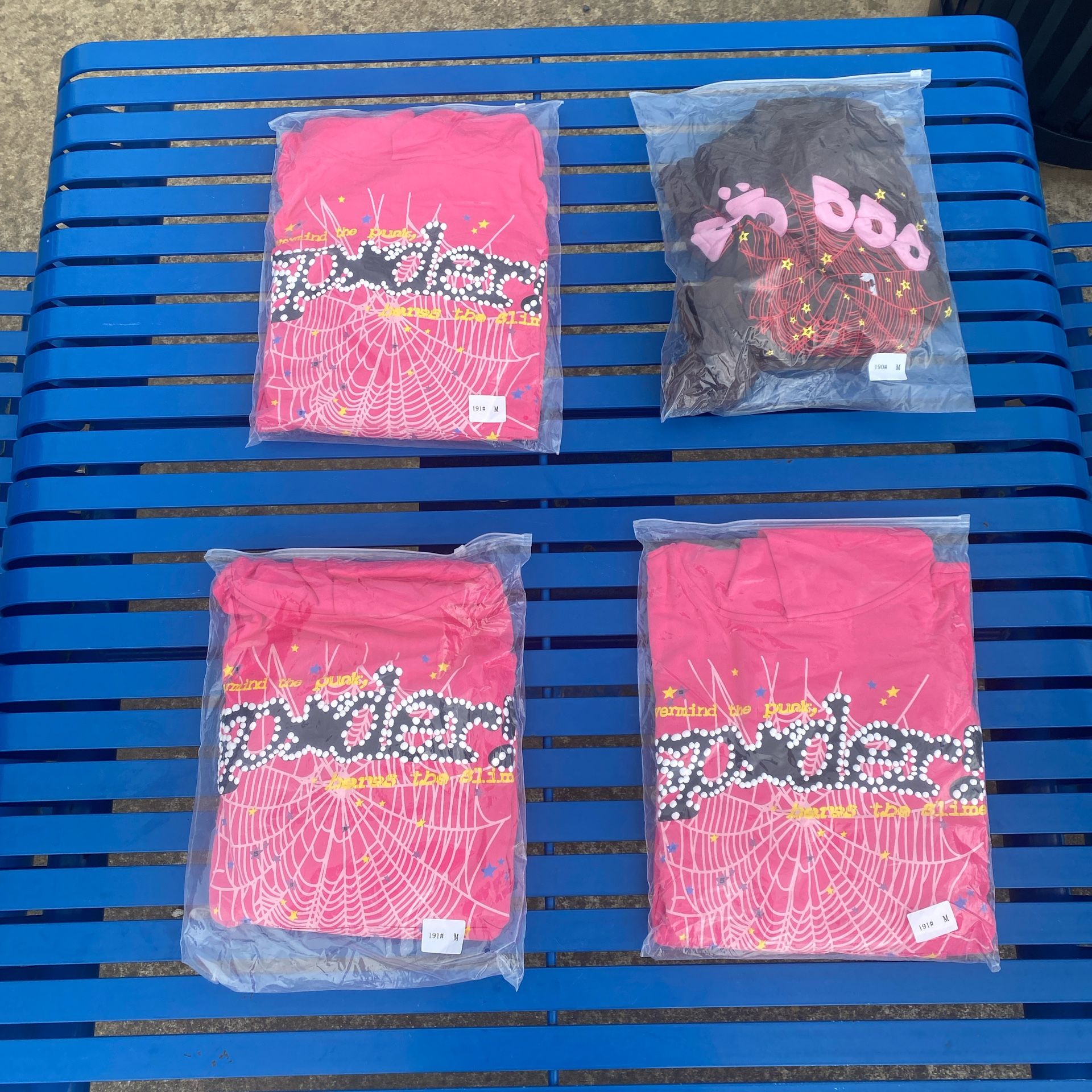 Spider Hoodies Medium 3 Pink 1 Brown