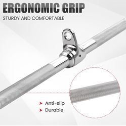 Bar Straight Rotating Bar Curl LAT Pull Down 