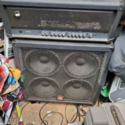 Speaker With amp Guitars