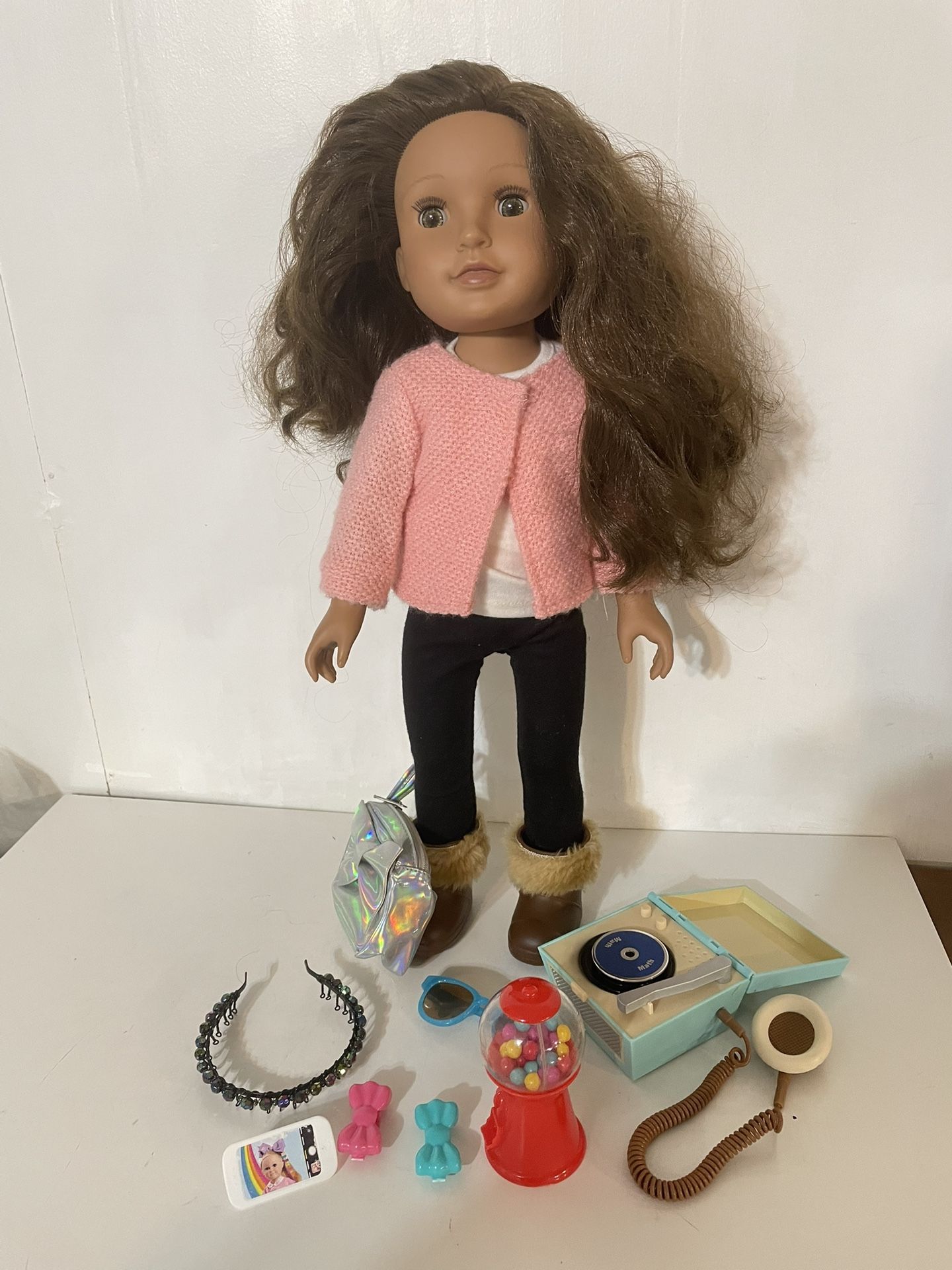 18” Doll And Accessories