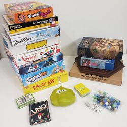 Lot Of Modern Board Games, Card Games And Puzzles 