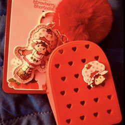 Strawberry Shortcake Keychain Coin Purse