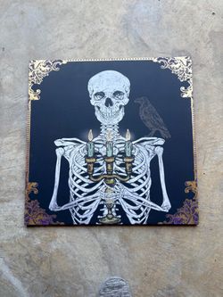 Gothic Skeleton Wall Art Print