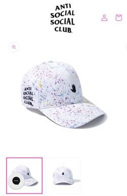 ASSC Anti Social Social Club X Body Glove Liquid Cap - White / Black