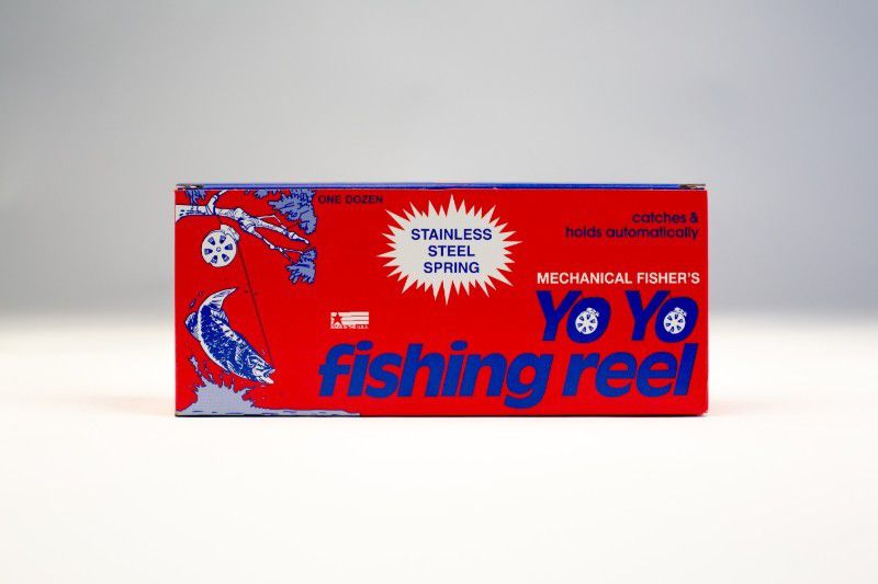 Yo Yo Fishing Reels Box of 12 Flat Trigger Made in USA