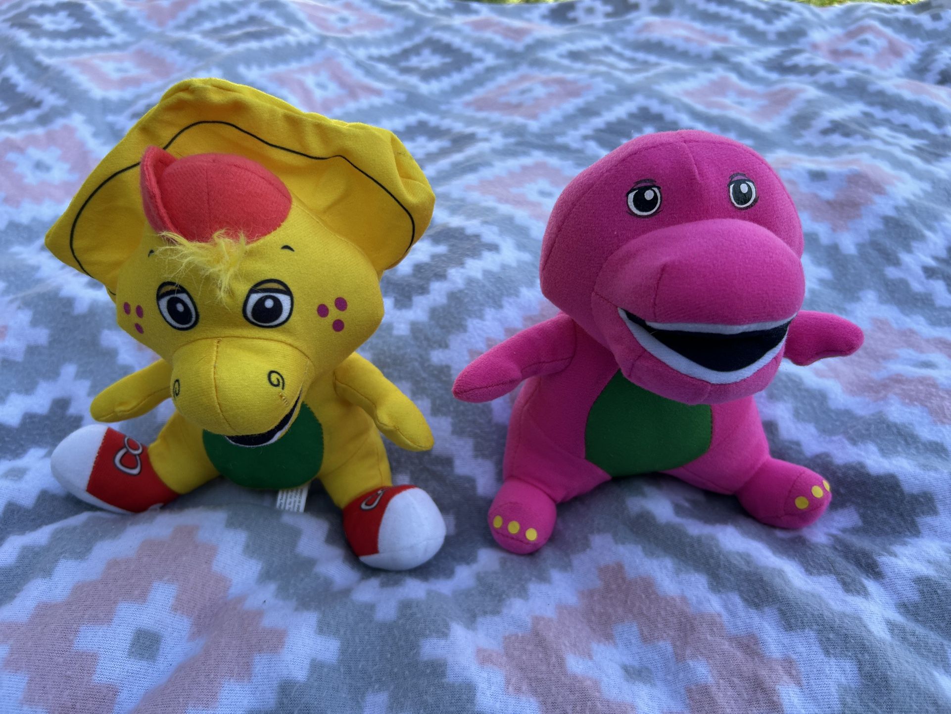 Barney and Friends Plush Toy Dinosaur Plush Toy 7 inch.