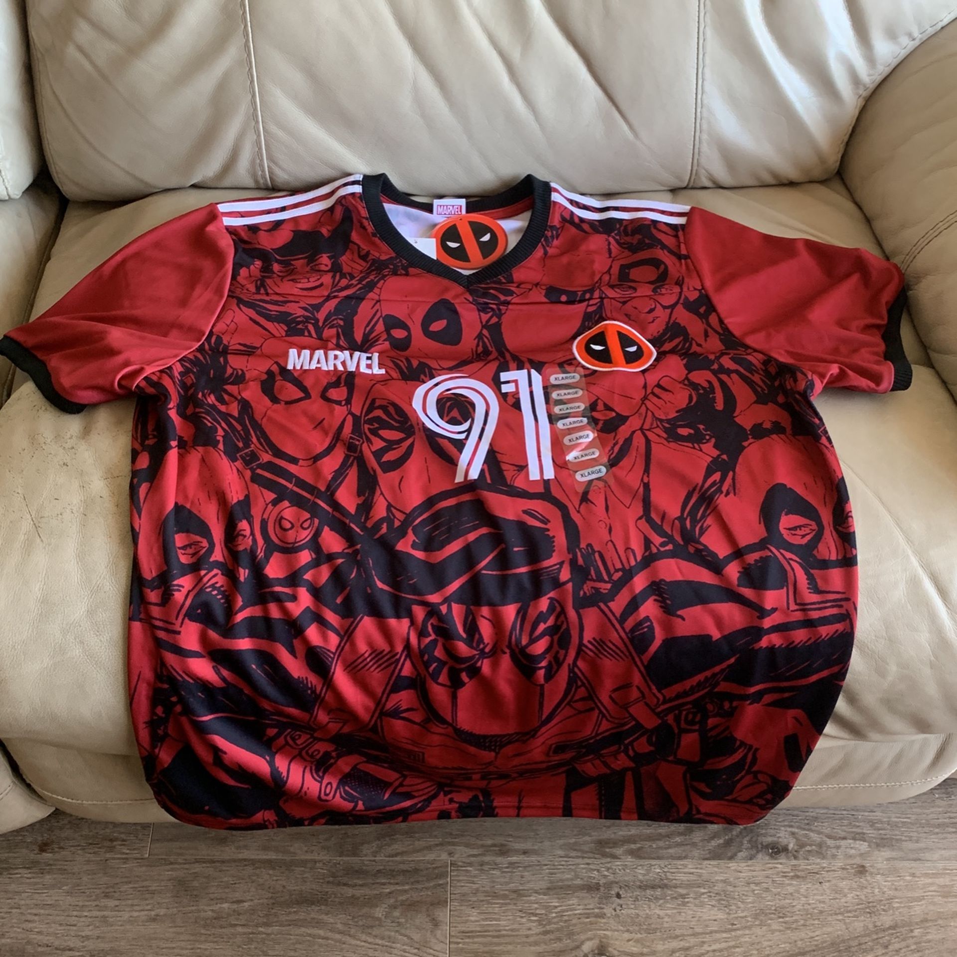 Deadpool Soccer Jersey