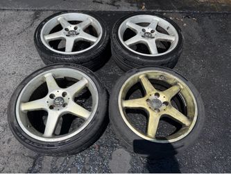 JDM Kosei Seneca S5R 17-inch Aluminum Wheels 4x100mm