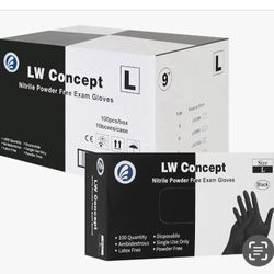 LW Concepts Nitrile Exam Gloves 