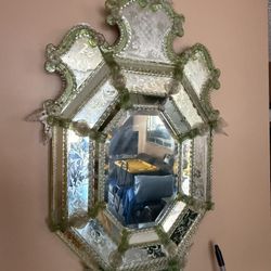 19th Century Antique Venetian Mirror